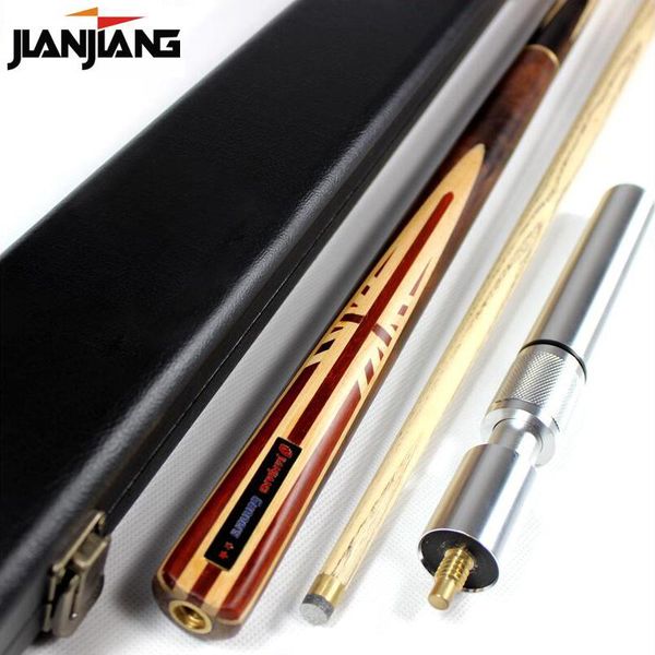 

gunners snooker stick cue 3/4 piece with case extension billiard 9.8mm tip cues