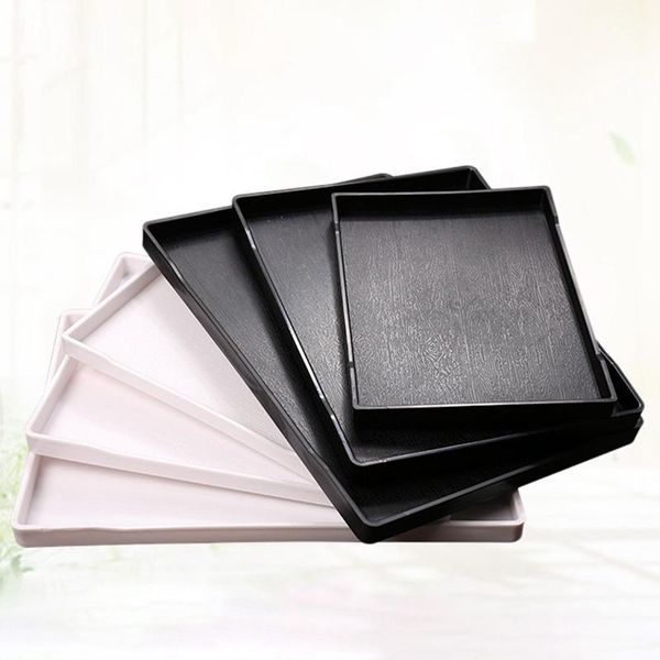 

kitchen storage & organization 1 pc el special water cup tea tray rectangle melamine coffee snack food serving guest room wash box