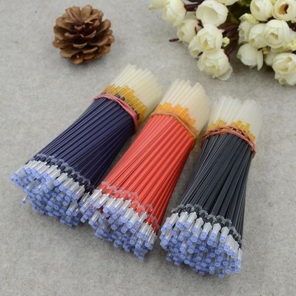 

gel pens 10pcs red/ black/ blue 0.5mm red, black, home, office, ink ball-point refills school office pen set