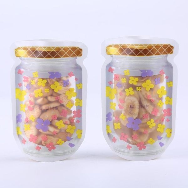 

storage bags 2021 japanese creative open window sealed bag abnormity snack packaging