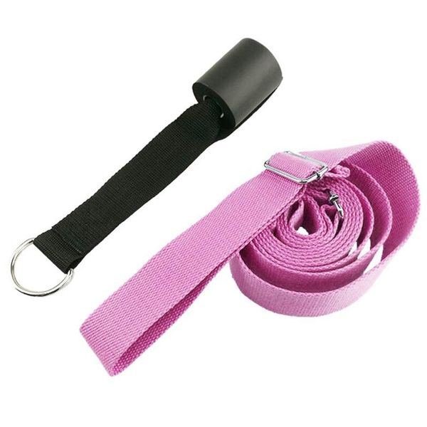 

resistance bands yoga strap for stretching-stretching band yoga, strap/stretch with safe adjustable metal d-ring