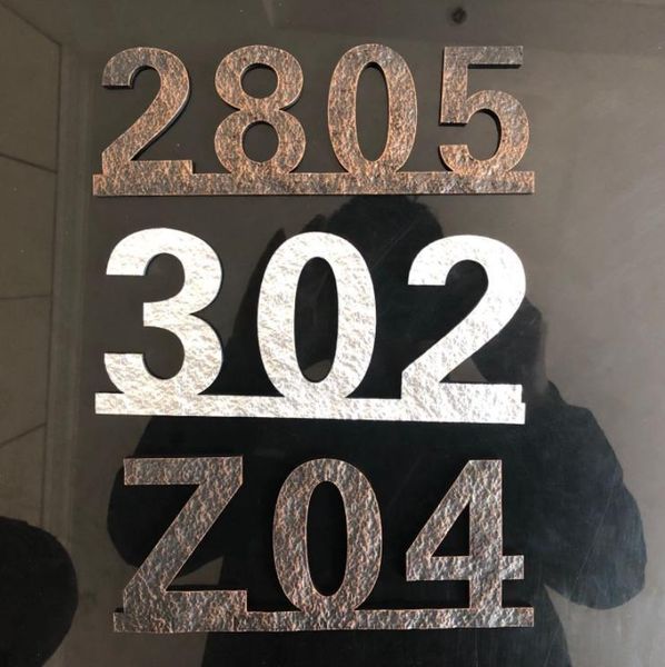 

custom el door house room plate number tablet antique effect other hardware