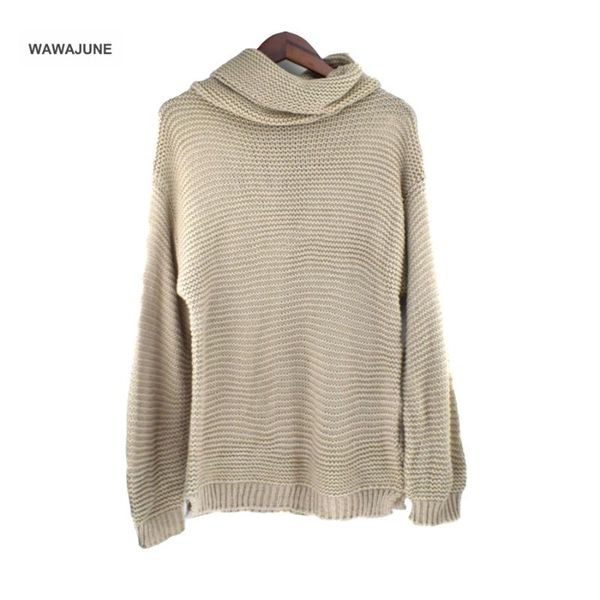 

women's sweaters #357 -coming autumn winter turtleneck pullovers beige cord shirt long sleeve korean sweater, White;black