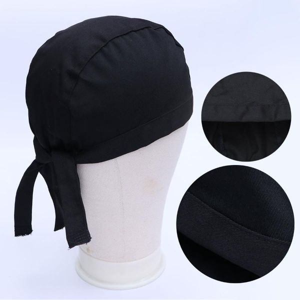 

Curtain & Drapes Fashion Hat Kitchen Catering Ribbon Turban (Black)
