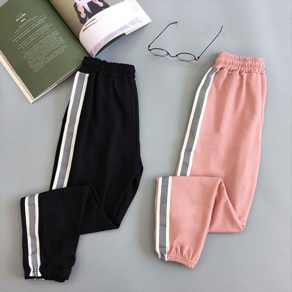 

sport hip hop fashion casual womens pant harem spring bf harajuku streetwear, Black;white