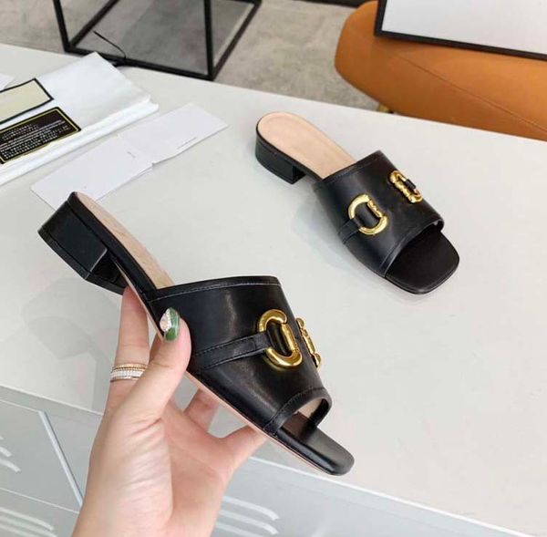 

fashion women slipper sandals slides summer real leather platform flats shoes ladies beach slippers home011 30, Black
