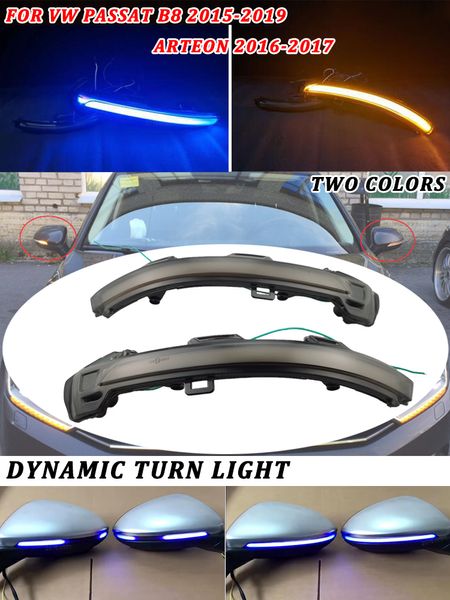 

superb led blinker dynamic turn signal light side rear-view mirror light for volkswagen for vw passat b8 2015-2020