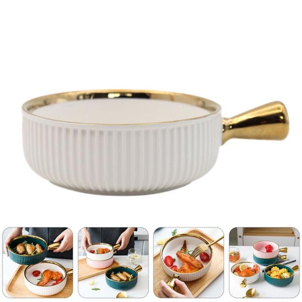 

bowls 1pc ceramic fruit dessert breakfast salad bowl container serving