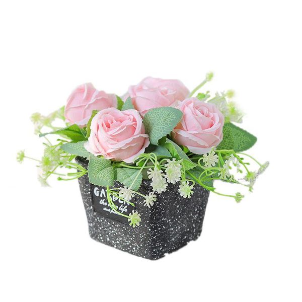 

decorative flowers & wreaths artificial sunflower rose flower potted plant bonsai wedding party home decor