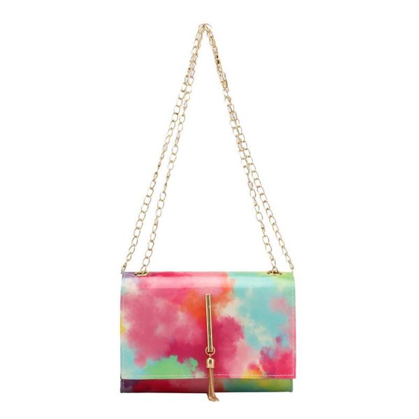

evening bags luxury 2021 autumn fashion design tassel small bag shoulder messenger fresh chain square