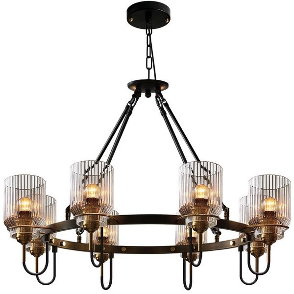 

chandeliers american retro vintage chandelier lighting luxury industrial led suspension luminaire for living/dining room decor loft cafe