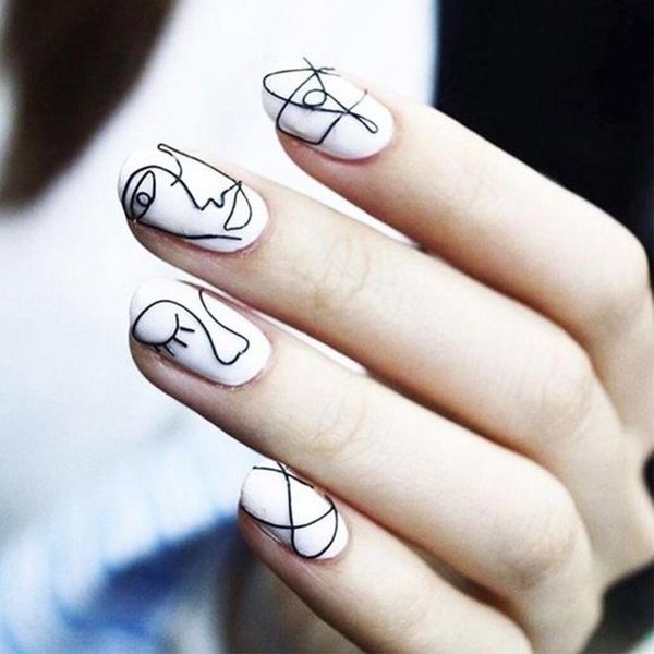 

nail art kits diy sticker animal printed design fashionable cosmetic accessory for manicure decor
