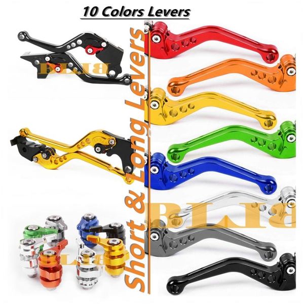 

motorcycle brakes for moto guzzi v9 bobber/roamer 2021-2021 cnc aluminum adjustable clutch brake levers set short/long 10 colors