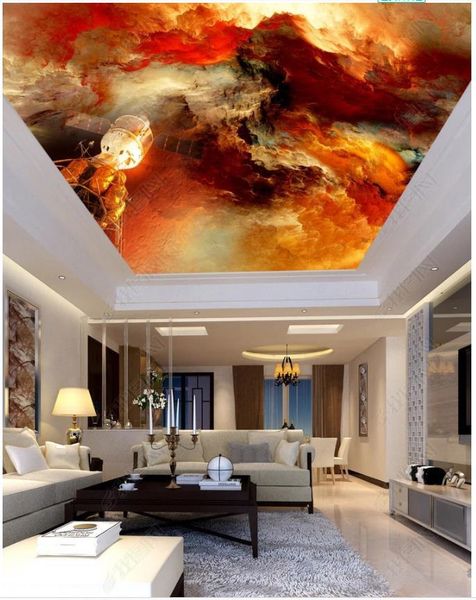 

wallpapers custom po wallpaper 3d ceiling beautiful cloud space zenith mural wall papers home decoration