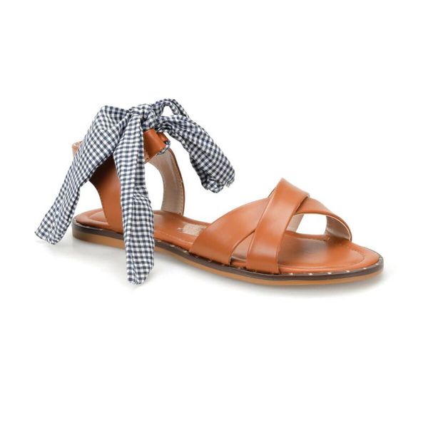 

tan women 's sandals miss f, Black