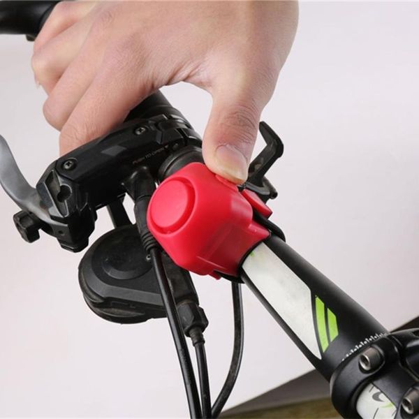 

bike horns k43 loud horn electronic 130 db warning safety bicycle bell siren handlebar alarm ring cycling accessories
