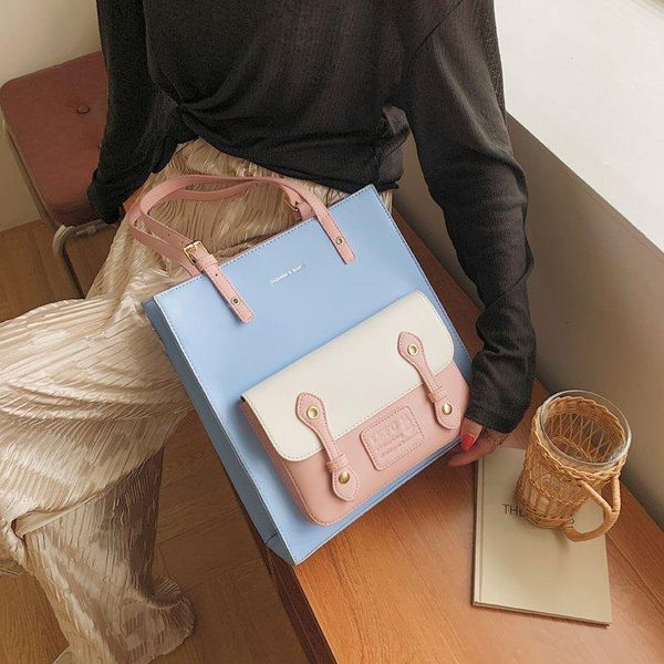 

evening bags multi-pockets large capacity shoulder ladies casual solid color handbags 2021 summer designer for women pu leather