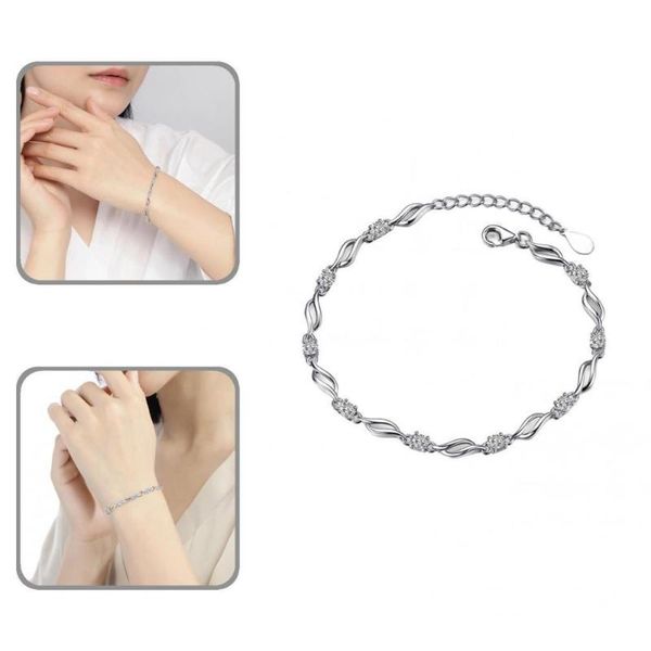 

bangle anti-rust women bracelets simple design fine workmanship, Black