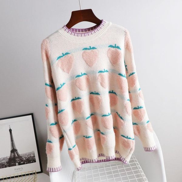 

winter sweater women knitted pullover long sleeve jumper christmas s  l xl women's sweaters, White;black