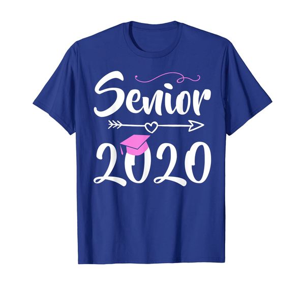 

senior 2020 graduation shirt pink tassel class of 20 gift t-shirt, White;black