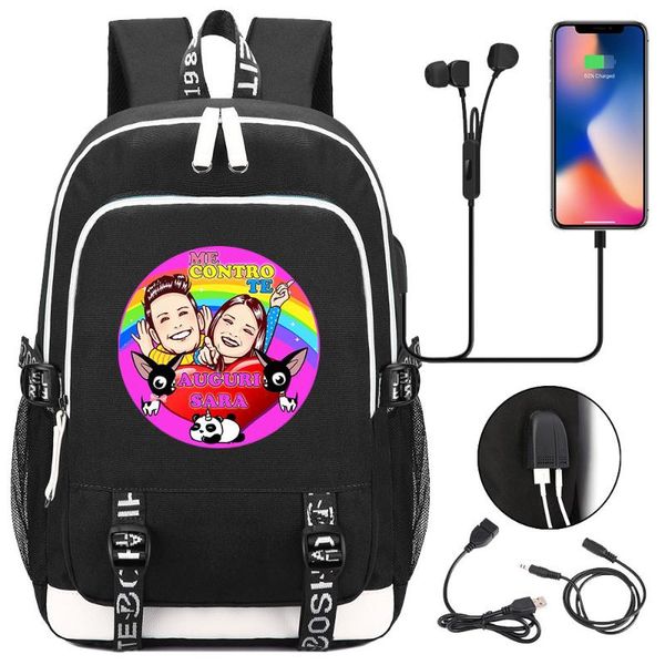 

backpack me contro te students usb charging lapwomen men daily travel backpacks kids teenager college