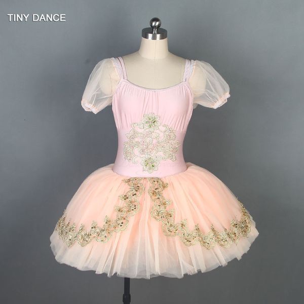 

stage wear bell-shaped ballet dance tutu leotard dress for child and puff sleeve costume 6 colors available bll060 opa3, Black;red