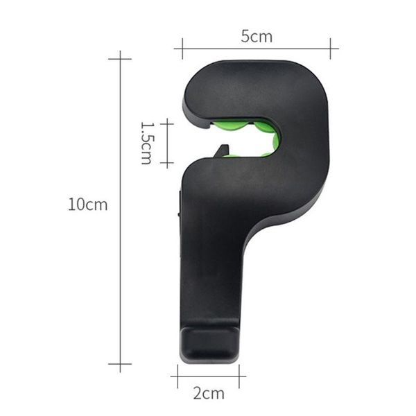 

hook hanger 2pcs car headrest seat back for bag handbag purse grocery cloth port