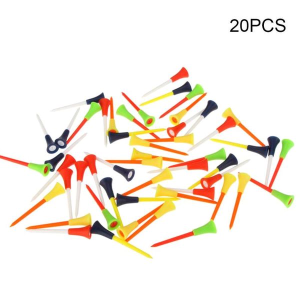 

pcs 83 mm plastics golf tees wooden tee ball accessories nails holder support for golfer training aids