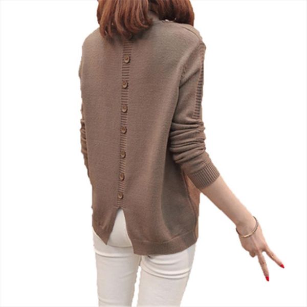 

fashion winter autumn women sweaters pullover knitted casual long sleeve elegant warm knitwear v neck bottom, White;black