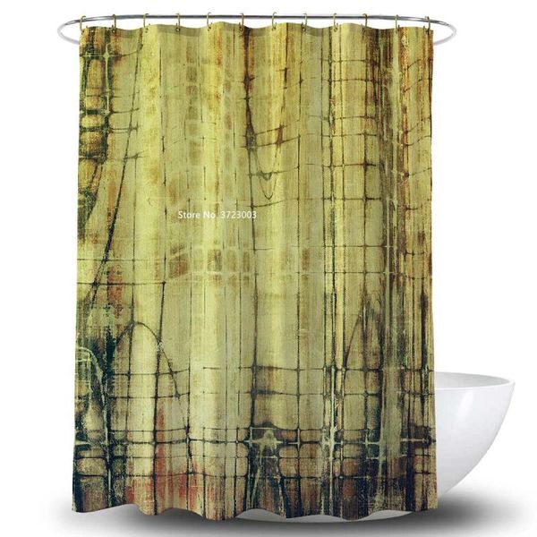 

shower curtains modern geometric marble print waterproof curtain bathroom quality mildewproof with hook
