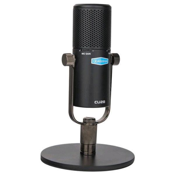 

alctron cu28 usb condenser microphone hanging or deskmic, used in studio recording microphones