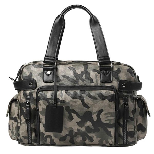 

pu leather men's outdoor sports gym bags messenger multifunction travel fitness training shoulder handbags