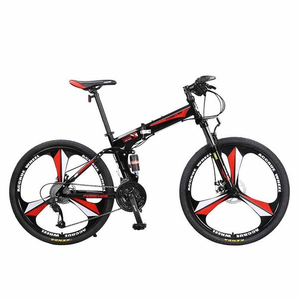 

mountain bike 26 inch 27 speed male absorption soft tail folding bikes