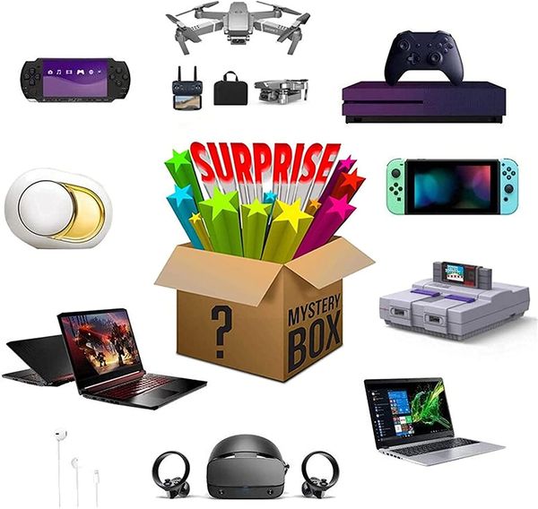 

mystery box electronics, boxes random, birthday surprise boxs, lucky for adults gift, such as drones, smart watches, gamepads and more