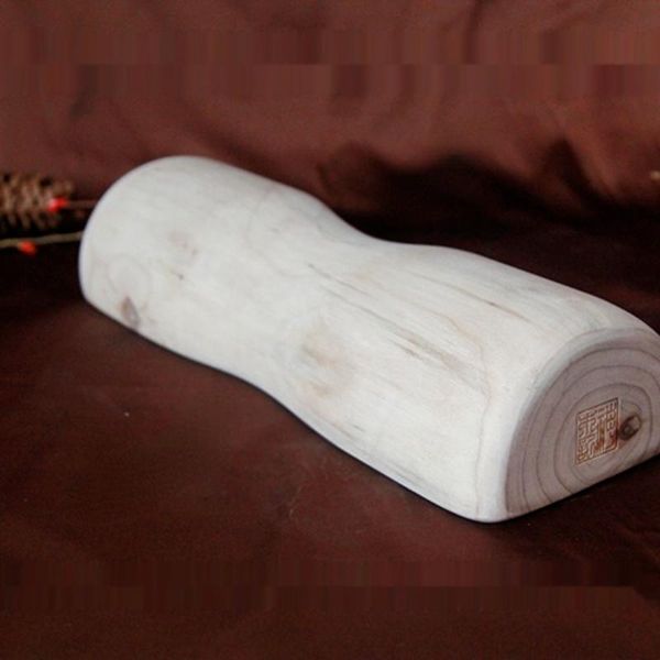 

pillow solid wood cervical neck massage cylindrical hard stereotyped round