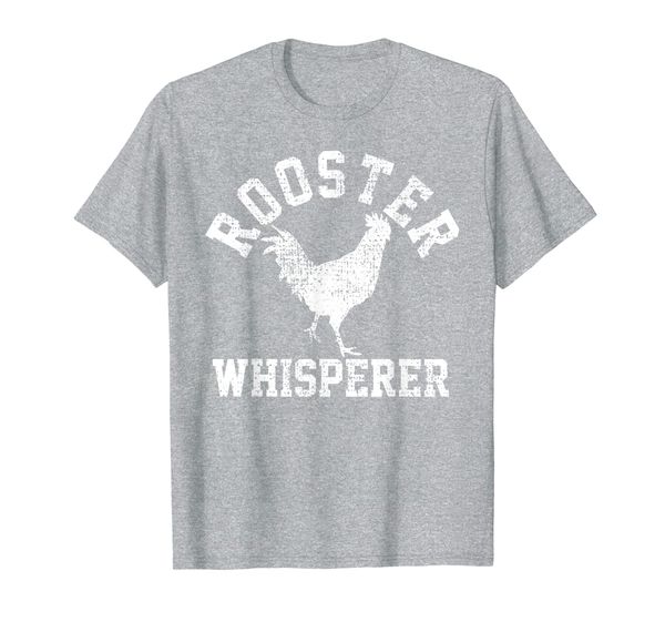 

rooster shirt whisperer t-shirt farmer tee funny gift, White;black