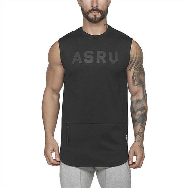 

mens gym tank fitness clothing bodybuilding sports summer for male sleeveless casual vest shirts, White;black