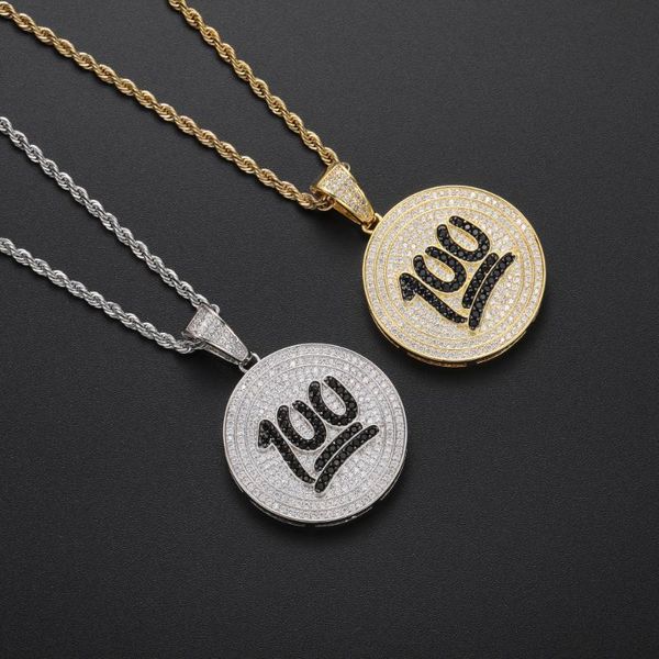 

bling micro pave hip hop iced out brass pendant with cz mens necklace jewelry cn372 necklaces, Silver