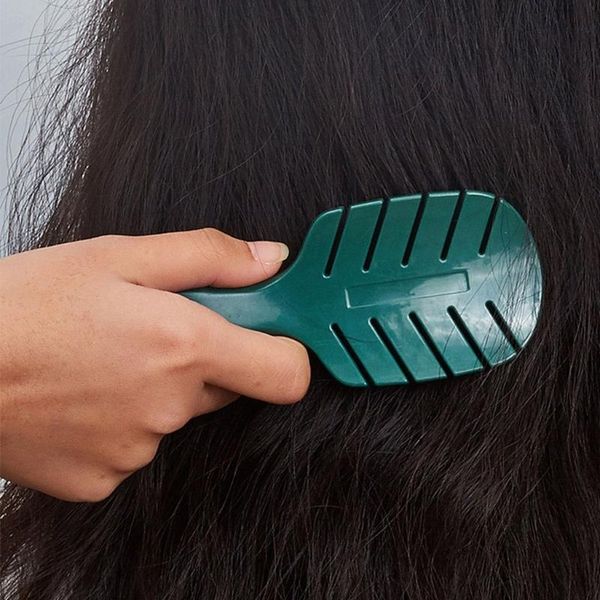 

hair brushes professional vented brush comb anti-static scalp massage wet dry hairs combs hairdressing styling tools for salon home use, Silver