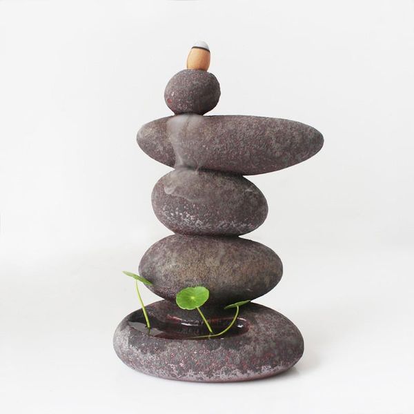 

fragrance lamps with 10pcs incense cones backflow burner