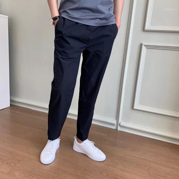 

men's pants welfare self retaining bi enters spring and summer of 2021, Black