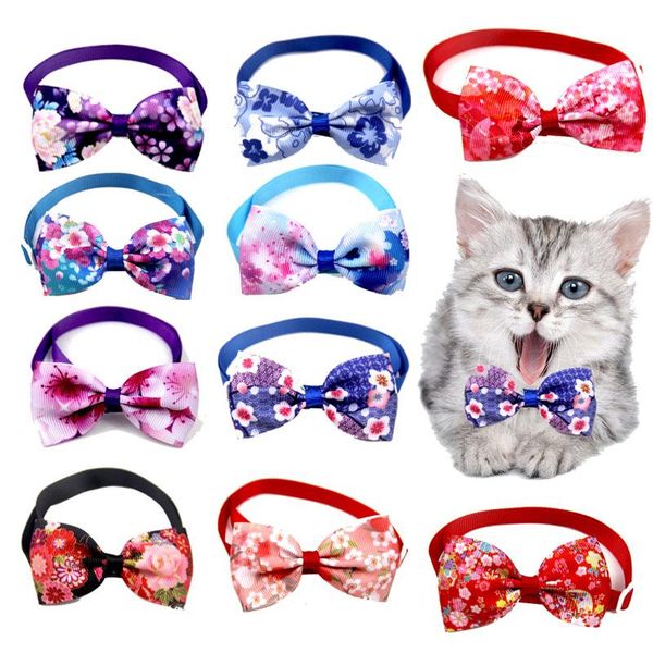 

dog apparel pet cat necklace adjustable strap for collar dogs accessories bow tie puppy ties supplies