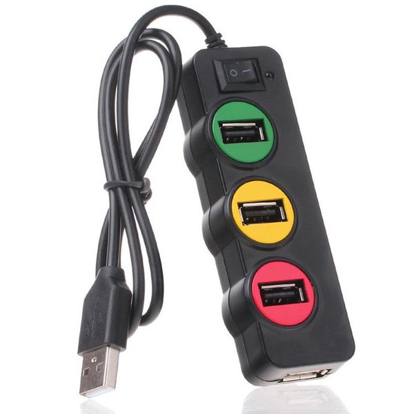 

hubs basix usb hub multi expansion 4 ports 2.0 on/off switch splitter for windows xp vista/7 mac os 9.1