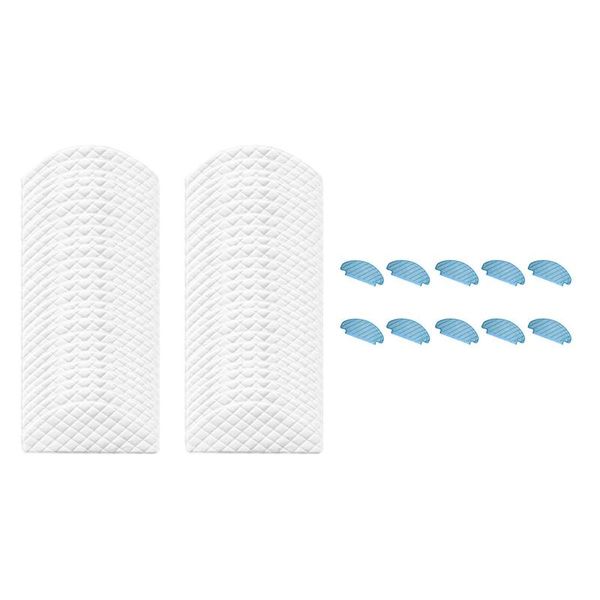 

vacuum cleaners 60 pcs disposable mops cloth for ecovacs ozmo t8 robot cleaner accessories