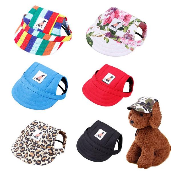 

dog apparel summer hat cap outdoor baseball canvas small chihuahua yorkshire sun for dogs pet accessories