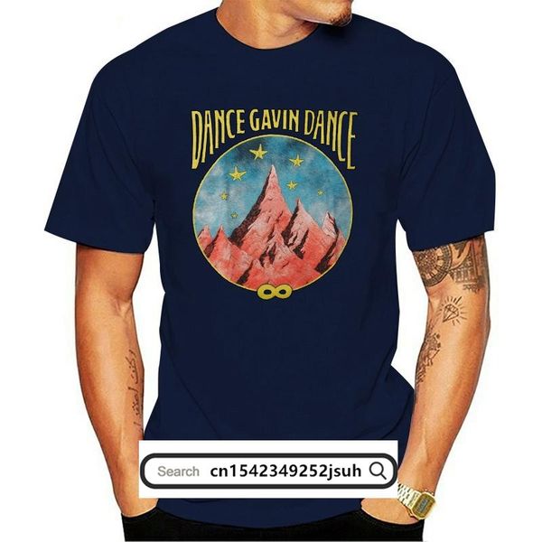 

men's t-shirts de algodÃ£o t camisa dos homens das estrelas da montanha danÃ§a do gavin, White;black