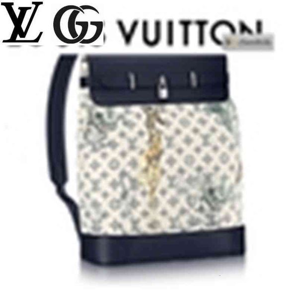 

w69z m43296 milk tea animal pattern backpack men backpacks fashion shows oxidized leather business bags totes messenger bags alc6