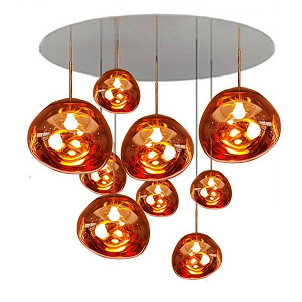 

chandeliers nordic lava led modern pvc lights kitchen hanging light fixtures indoor deco living room ceiling chandelier lighting