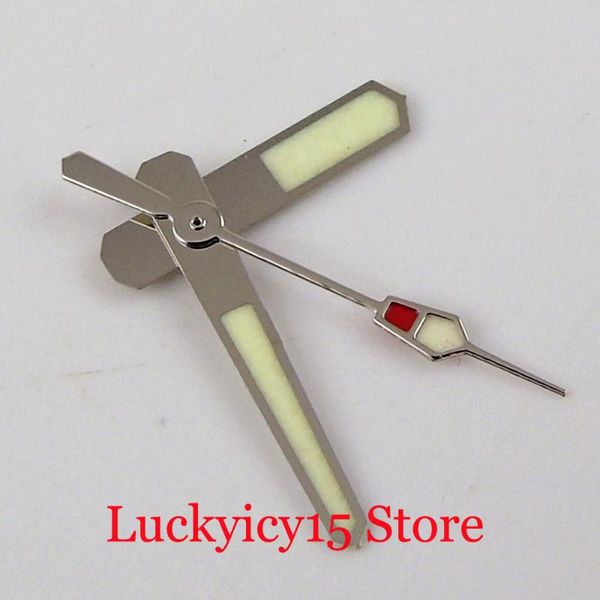 

repair tools & kits yellow gold coated silver color automatic watch hand fit nh35a nh36a 7s26 7002 7009 4r35 4r36 green luminous