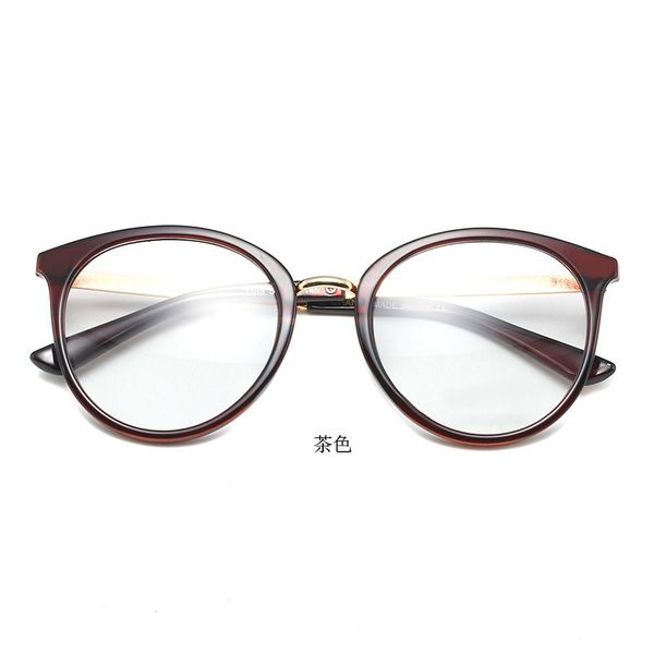 

flat light transparent frame can be equipped with myopia presbyopic glasses, White;black